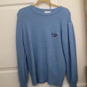 Blue “les coyotes de Paris” sweater